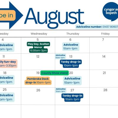 Need to see us in August?