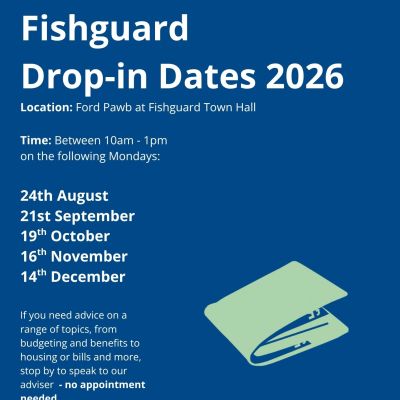 Fishguard drop-in dates 2026